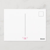 乳がんの贈り物に力を与えることは問題だ ポストカード (裏面)