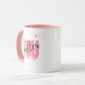 乳がんの贈り物に力を与えることは問題だ マグカップ (正面左)