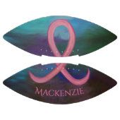 乳がんはっきりした認識度ピンクリボン抽象芸術 アメリカンフットボール (パネル)