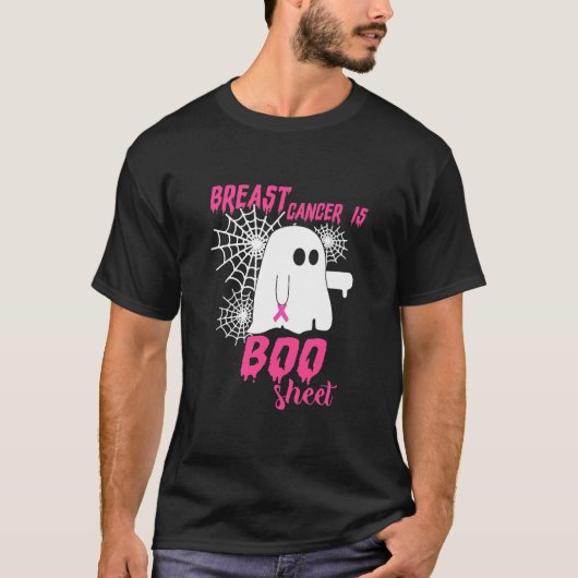 乳がんはブーシートハロウィーン  Tシャツ (正面)