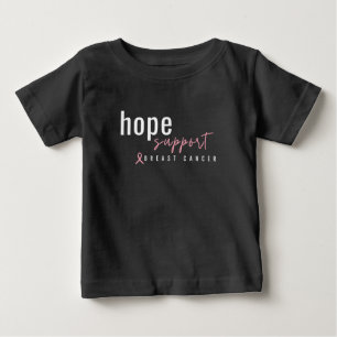 乳がんは支持を期待している。ベビーTシャツ ベビーTシャツ