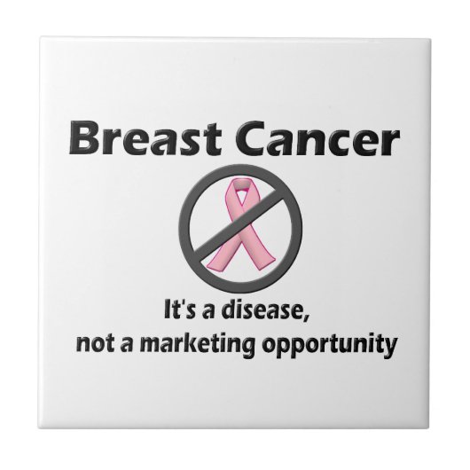 乳がんは病気ではないマーケティングの機会 タイル (正面)