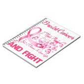 乳がんは私が決して計画しなかった旅である ノートブック (左側)