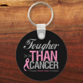乳がんよりも強い キーホルダー (正面)