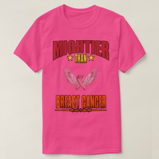 乳がんよりも Tシャツ (デザイン正面)