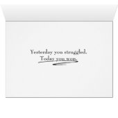 乳がんを克服したおめでとう (内部横(下))