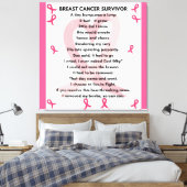 乳がんを克服したウォールアート キャンバスプリント (インサイチュ (寝室))