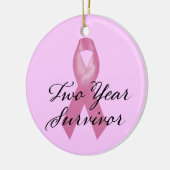 乳がんを克服したオーナメント2年 セラミックオーナメント (左)