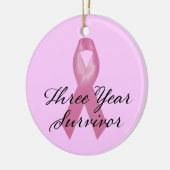 乳がんを克服したオーナメント3年 セラミックオーナメント (左)