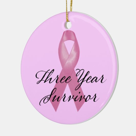 乳がんを克服したオーナメント3年 セラミックオーナメント (左)