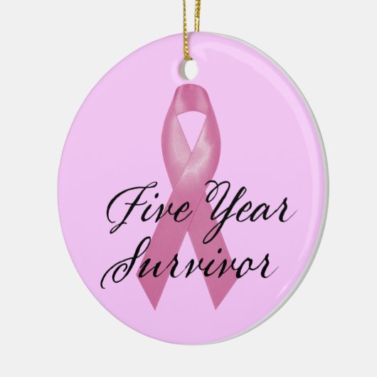 乳がんを克服したオーナメント5年 セラミックオーナメント (左)