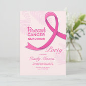 乳がんを克服したパーティー 招待状 (スタンド正面)