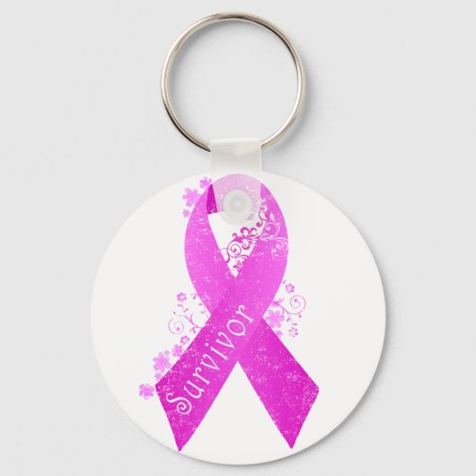 乳がんを克服したヴィンテージ キーホルダー (正面)