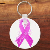 乳がんを克服したヴィンテージ キーホルダー (正面)