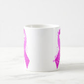 乳がんを克服したヴィンテージ コーヒーマグカップ (中央)