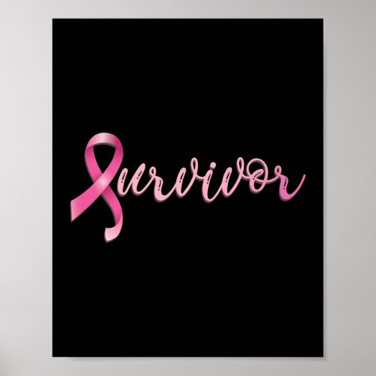 乳がんを克服した乳がん認識度 ポスター (正面)