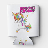 乳がんを克服した人々の立ち上がり勝利 缶クーラー (裏面)