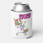 乳がんを克服した人々の立ち上がり勝利 缶クーラー (缶裏面)