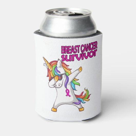 乳がんを克服した人々の立ち上がり勝利 缶クーラー (缶裏面)