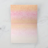 乳がんを克服した人のグリーティングカード カード (内部)