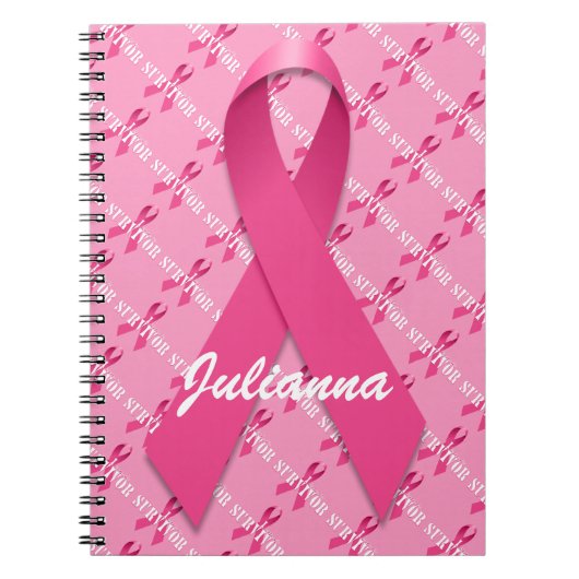 乳がんを克服した人の旅 ノートブック (正面)