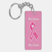乳がんを克服した人 キーホルダー (正面左)