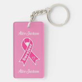 乳がんを克服した人 キーホルダー (裏面)