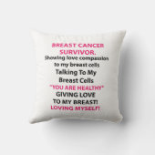 乳がんを克服した人 クッション (裏面)