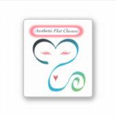 乳がんを克服した人 シール (正面)