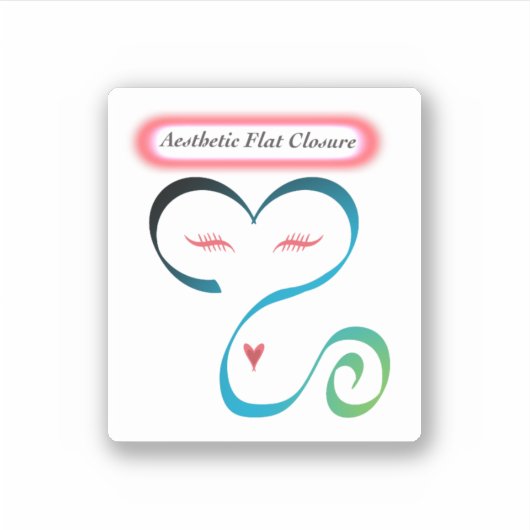 乳がんを克服した人 シール (正面)