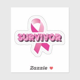 乳がんを克服した人 シール