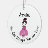 乳がんを克服した人 セラミックオーナメント (左)