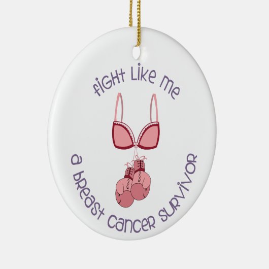 乳がんを克服した人 セラミックオーナメント (右)