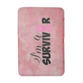 乳がんを克服した人 バスマット (正面縦)