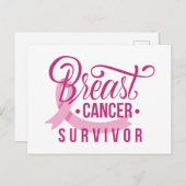 乳がんを克服した人 ポストカード (正面/裏面)