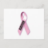 乳がんを克服した人 ポストカード (正面)