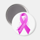 乳がんを克服した人 マグネット (正面/裏面)