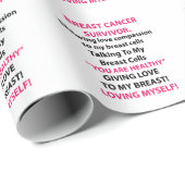 乳がんを克服した人 ラッピングペーパー (ロールコーナー)