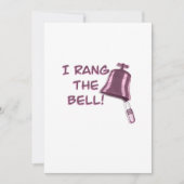 乳がんを克服した人 招待状 (正面)