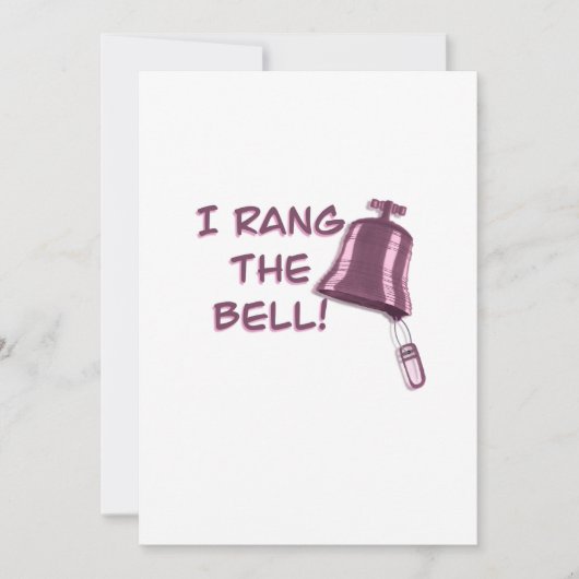 乳がんを克服した人 招待状 (正面)