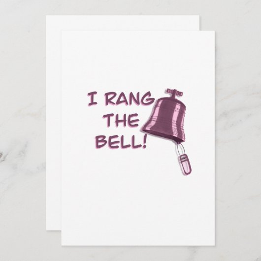 乳がんを克服した人 招待状 (正面/裏面)