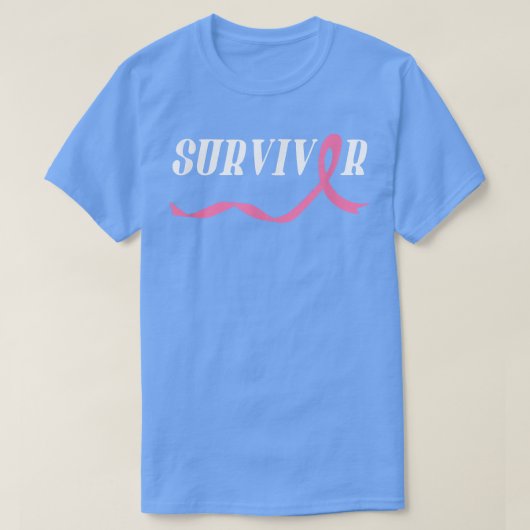 乳がんを克服した人 Tシャツ (デザイン正面)