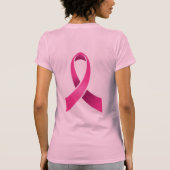 乳がんを克服した人 Tシャツ (裏面)