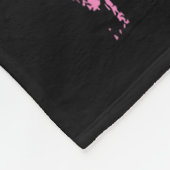 乳がんを克服した米国国旗の認識度 フリースブランケット (角)