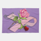 乳がんを克服した者のための閉鎖 キッチンタオル (横)