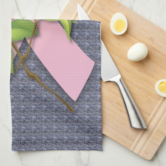 乳がんを克服した者のための閉鎖 キッチンタオル (四つ折り)