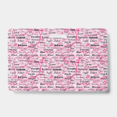 乳がんを克服した認識度 バッジ (Back)