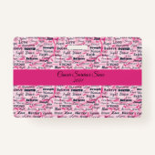 乳がんを克服した認識度 バッジ (正面)