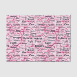 乳がんを克服した認識度 薄葉紙