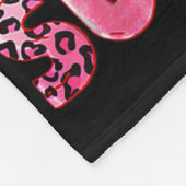 乳がんを克服した黒人女性アフロ・アフリカCh フリースブランケット (角)